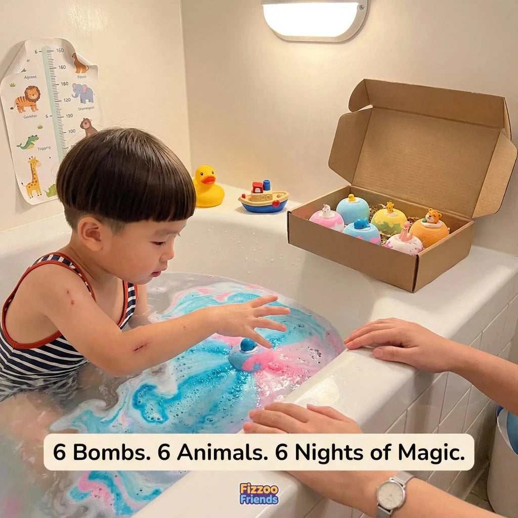 Extra Fizzy Friends Bath Bomb (6 Pieces — Free Shipping)