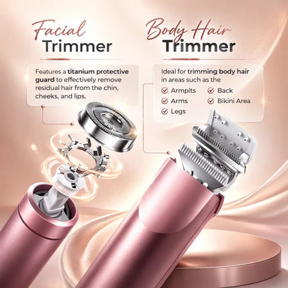 2 - in - 1 Bikini Trimmer — Smooth, Bare & Confident - Cloffa