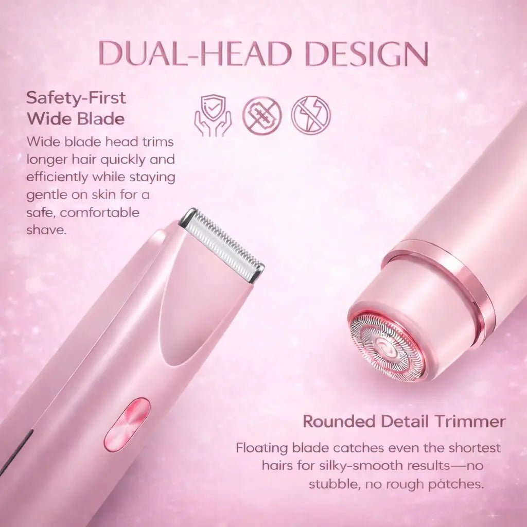 2 - in - 1 Bikini Trimmer — Smooth, Bare & Confident - Cloffa