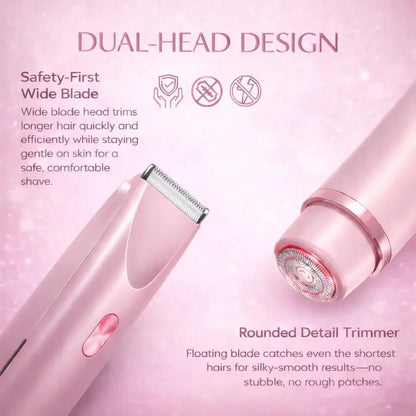 2 - in - 1 Bikini Trimmer — Smooth, Bare & Confident - Cloffa