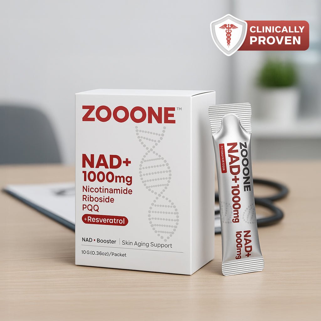 Prime Lab™ Zooone Liquid NAD+ 1000mg - 30 Packets - Cloffa
