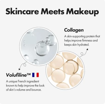 Color - Matching Collagen Foundation Stick with Built - In Brush – Perfect Shade, Flawless Skin - Cloffa