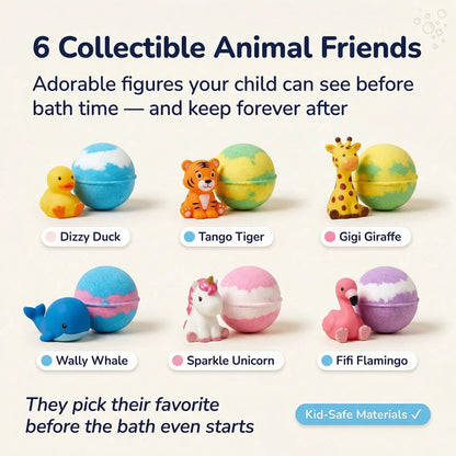 Extra Fizzy Friends Bath Bomb (6 Pieces — Free Shipping)