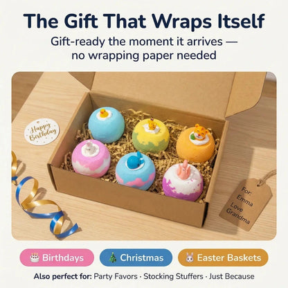 Extra Fizzy Friends Bath Bomb (6 Pieces — Free Shipping)