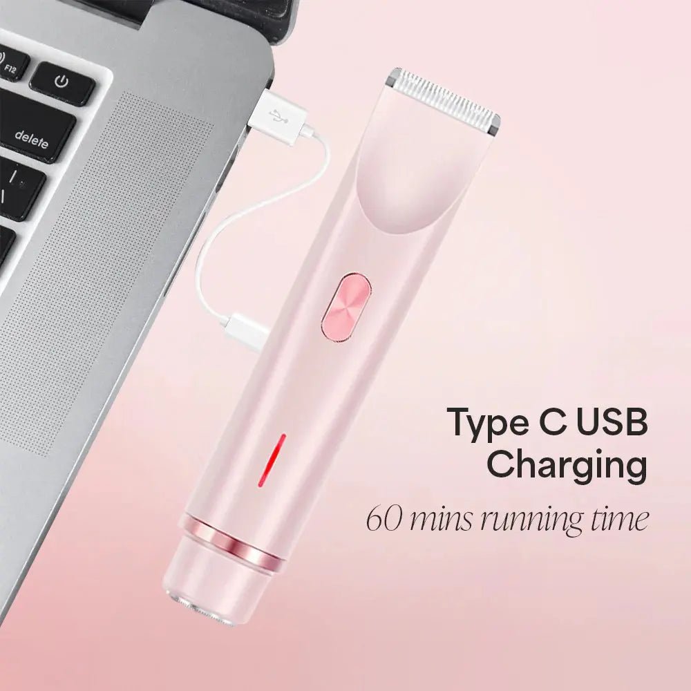 2 - in - 1 Bikini Trimmer — Smooth, Bare & Confident - Cloffa