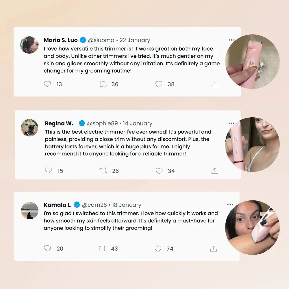 2 - in - 1 Bikini Trimmer — Smooth, Bare & Confident - Cloffa