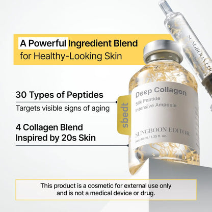 Sungboon Editor Deep Collagen Silk Peptide Ampoule - Cloffa