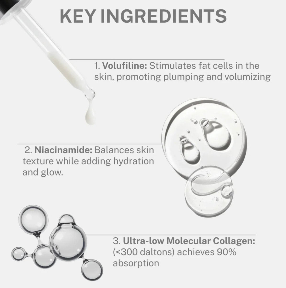 Korean Volufiline® Collagen Serum – Plumps & Lifts Skin - Cloffa