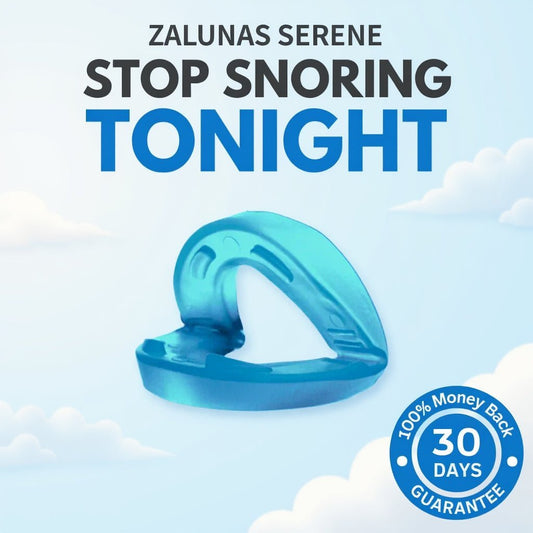 ZALUNAS Serene – Premium Anti - Snore Mouthpiece + Free Premium Nasal Dilator - Cloffa
