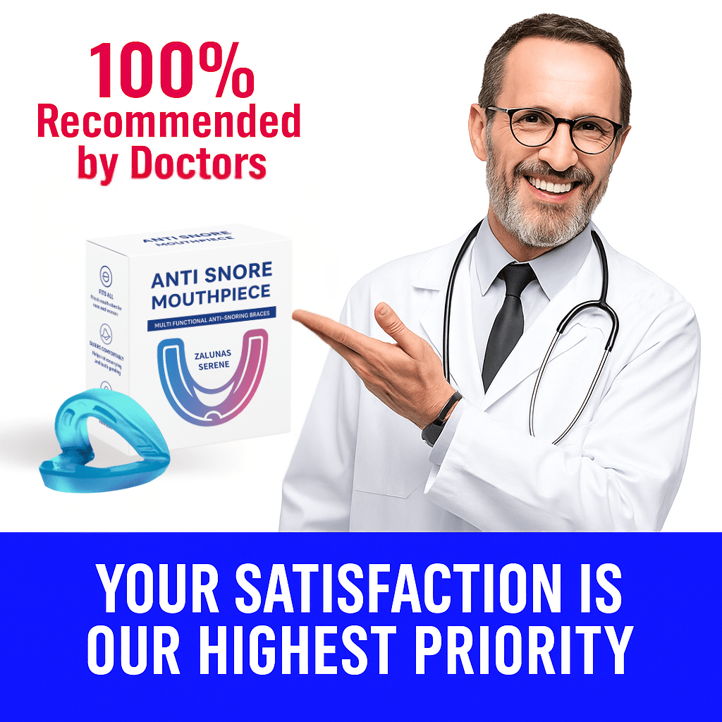 ZALUNAS Serene – Premium Anti - Snore Mouthpiece + Free Premium Nasal Dilator - Cloffa