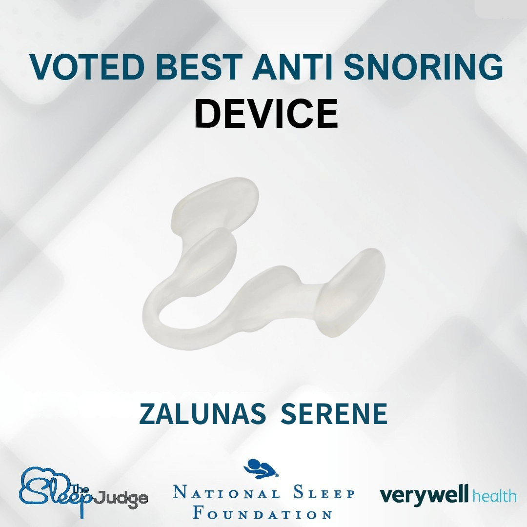ZALUNAS Serene – Premium Anti - Snore Mouthpiece + Free Premium Nasal Dilator - Cloffa